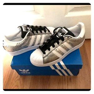 Holographic Adidas Superstars